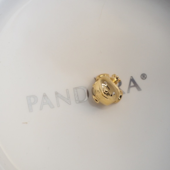 PANDORA Shining Rat Charm 768587C01 14k Gold-plated unique metal blend - Picture 5 of 9
